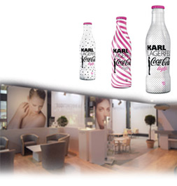 bouteille de Coca-Cola light design Karl Lagerfeld